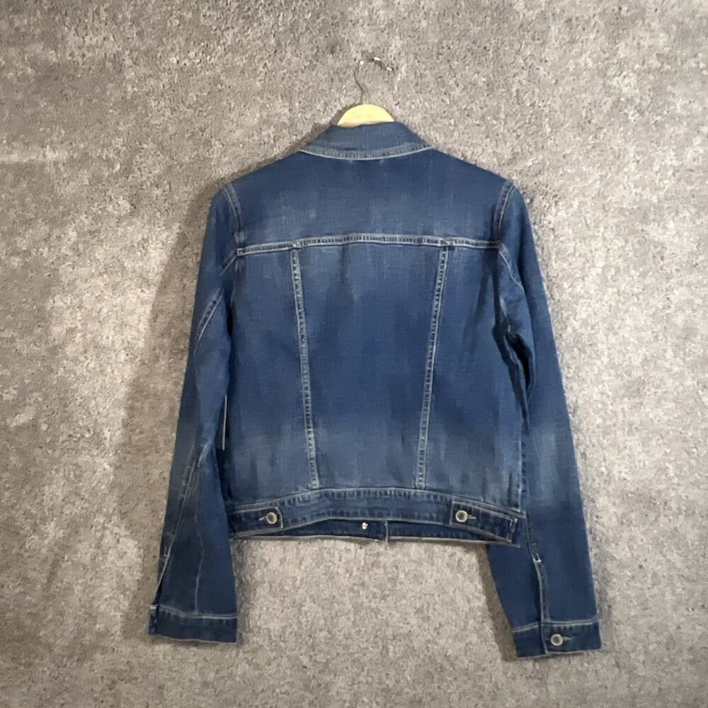 Cosmic Blue Love By Stitch Fix Denim Jean Jacket Womens XS Trucker Long Sleeve - Picture 2 of 13